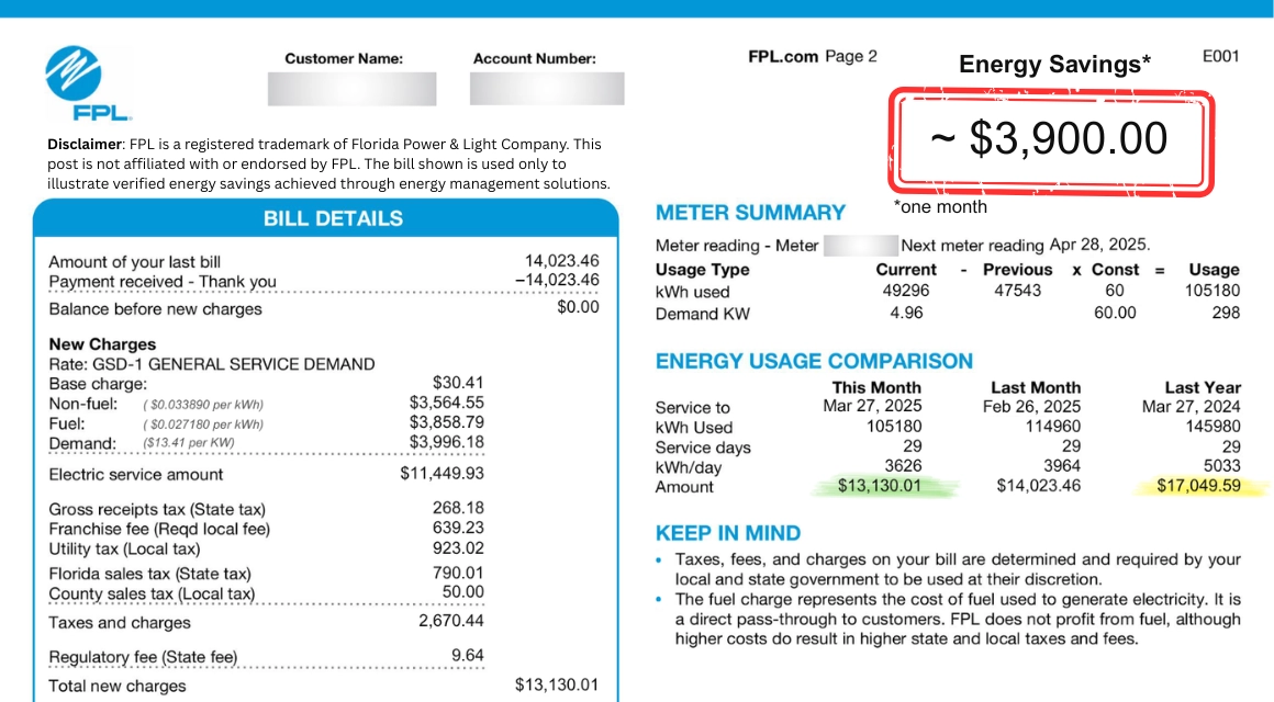 Energy Savings Achived by Large Healthcare Facility in Miami